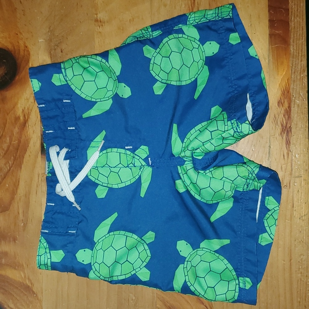 Gymboree Turtle Swim trunks